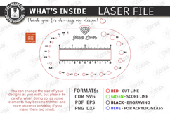 Knitting Needle Gauge &amp; Ruler Laser Cut | Sewing &amp; Craft SVG Product Image 3