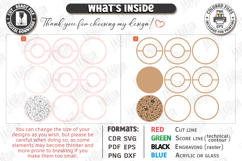 Jewelry Boxes with Mirror Laser Cut Bundle | Floral SVG |CNC Product Image 3