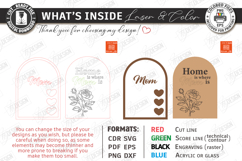 Family Name Signs Laser Cut Bundle | Mother's Day Gift Idea Product Image 9