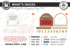 Movie Tracker Laser Cut | Movies Watched Counter |Home Decor Product Image 3