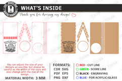 Book Display Stand with Coaster Laser Cut Bundle | CNC Files Product Image 10