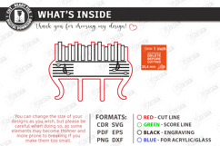 Music Page Clip Laser Cut | Music Note Page Holder SVG | CNC Product Image 3