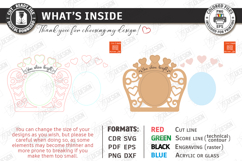 Affirmation Mirror Frame Laser Cut | Motivational Wall Frame Product Image 2