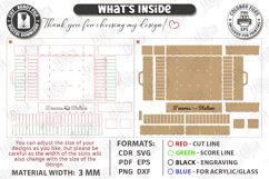 S'mores Station Tray Laser Cut | S'mores Bar Organizer SVG Product Image 3