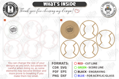 Fast Food Serving Trays Laser Cut Bundle | Serving Board SVG Product Image 9