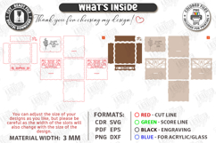 Flowers and Chocolate Boxes Laser Cut Bundle. Mother's Day Product Image 14