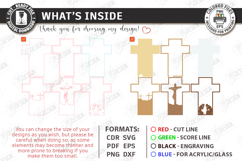 Easter Night Light Laser Cut Bundle| Religious LED Light SVG Product Image 4