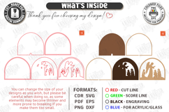 Easter Night Light Laser Cut | Religious LED Light SVG | CNC Product Image 3