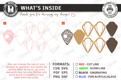 Embroidery Scissors Case Laser Cut | Sewing Tool Organizer Product Image 3