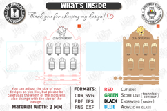Weekly Wall Planner Laser Cut | Nursery Decor | Kids Laser Product Image 3
