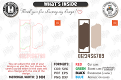 Modern House Number Signs Laser Cut Bundle | Address Plaque Product Image 14