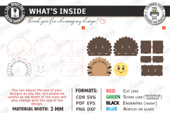 Desk Organizers Laser Cut Bundle| Kids Pencil Holder Designs Product Image 4