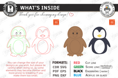 Animal Clothespin Puppets Laser Cut | Moving Mouth Toy SVG Product Image 3