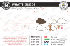 Personalized Cloud Night Light Laser Cut | Kids Name Signs Product Image 9