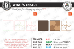 Snack Serving Tray Laser Cut Bundle | Modern Kitchenware SVG Product Image 4