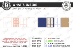 3D Miniature Door Notebook Cover Laser Cut | Vintage Design Product Image 3