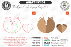 Family Name Keychains Laser Cut Bundle | Puzzle Keychain SVG Product Image 4