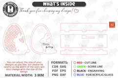 Minimalist Easter Bunny Shelf Sitter Laser Cut Bundle | CNC Product Image 9