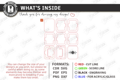 Playing Card Box Laser Cut | Card Case | Playing Card Holder Product Image 3