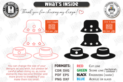 Funny Photo Magnet Laser Cut | Fridge Magnets | Hats SVG Product Image 3
