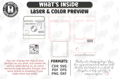 Retro Camera Photo Frame Laser Cut | Vintage Polaroid Style Product Image 4