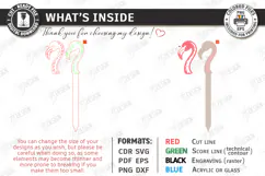 Wooden Garden Stake Laser Cut | Garden Sign | Flamingo Laser Product Image 3
