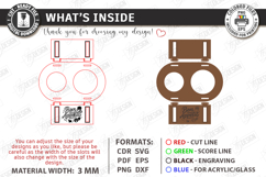 Wraps and Fries Tray Laser Cut | Food Tray | Serving Board Product Image 3