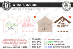 Wall Key Holder Laser Cut | Housewarming Gift | Key Hanger Product Image 3