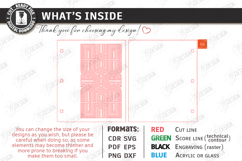 Notebook Cover Laser Cut | 3D Planner Cover | Album Cover Product Image 3