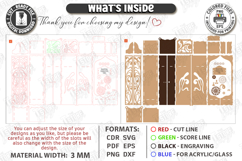 Whiskey Gift Box Laser Cut | Whiskey Vintage Box | Men's SVG Product Image 4