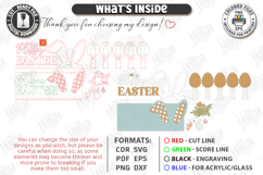 Easter Door Hangers Laser Cut Bundle | Easter Basket Planter Product Image 13