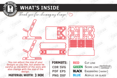 Business Card Holder Laser Cut |Office Accessory| Card Stand Product Image 3