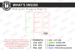 Photo Strip Frames Laser Cut Bundle | Keepsakes | Family SVG Product Image 4