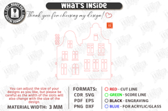 Christmas Village Laser Cut Bundle|Christmas Tree Skirt SVG Product Image 9