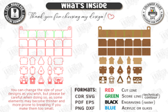 Family Wall Key Holders Laser Cut Bundle | Modern Keyholders Product Image 21