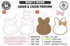 Easter Basket Tags Laser Cut Bundle | Name Tags | Gift Label Product Image 9