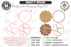 Snack Serving Trays Laser Cut Bundle | Modular Serving Board Product Image 4