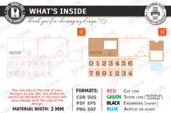 Pregnancy Countdown Frame Laser Cut |Baby Milestone Calendar Product Image 3