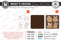 Easter Kids Puzzles Laser Cut Bundle | Easter Bunny SVG |CNC Product Image 9