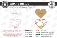 Heart Tea Light Candle Holders Laser Cut Bundle | Hearts SVG Product Image 4