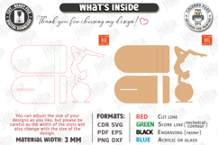 Phone Stand Laser Cut Bundle | Gym and Dance | Phone Holders Product Image 4