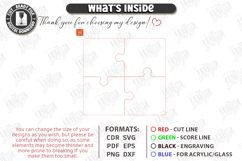 Puzzle Charcuterie Board Laser Cut Bundle | Serving Tray SVG Product Image 10