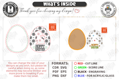 Easter Bunny Tiered Tray Laser Cut | Spring Elements SVG Product Image 5