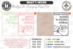 Funny Bathroom Wall Art Laser Cut | Sarcastic Toilet Sign Product Image 3