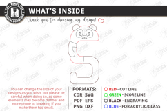 Animal Bag Hook Holder Laser Cut | Desk Purse Hanger SVG Product Image 3