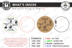 Dad Chore Wheel Laser Cut|Chore and Beer Reward| Wall Decor Product Image 3