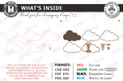 Personalized Cloud Night Light Laser Cut | Kids Name Signs Product Image 10