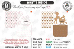 Coffee Advent Calendar Laser Cut |Deer Silhouette Coffee Pod Product Image 3