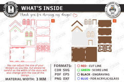 House Shaped Organizer Laser Cut | Desktop Storage Box SVG Product Image 3