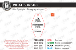 Sarcastic Motel Keychains Laser Cut Bundle | Sassy Key Tags Product Image 10